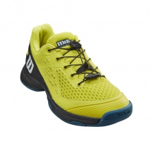 Wilson Buty tenisowe Rush Pro 4.0 QL (Quicklace) Allcourt żółte Dziecięce